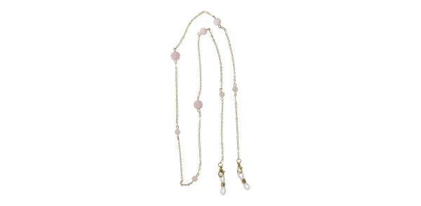 Łańcuszek do okularów 11 różowy