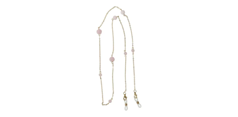 Łańcuszek do okularów 11 różowy