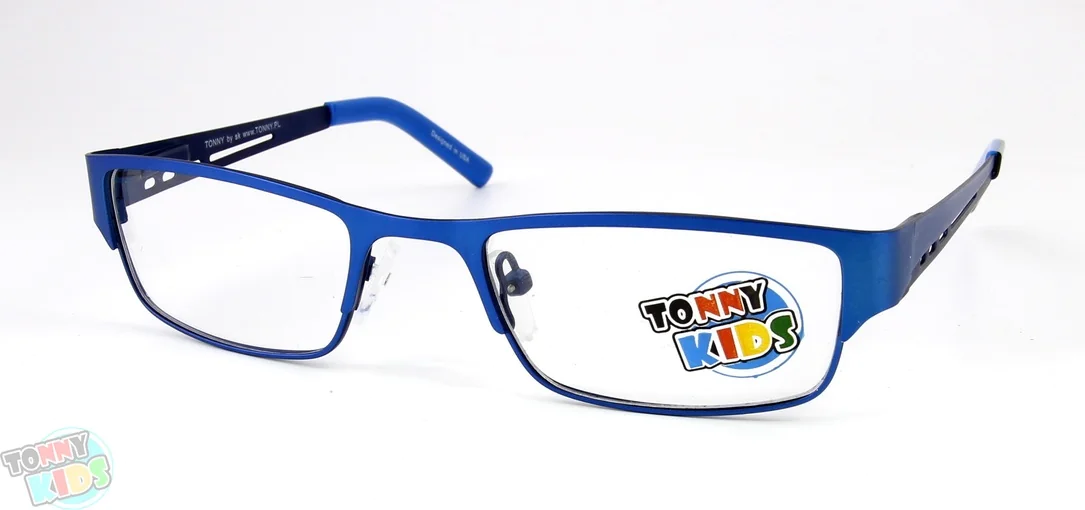 Oprawa wykonana z metalu w kolorze niebieski mat z granatowym podświetleniem. Zausznik posiada ozdobne cięcia oraz WYMIENNY FLEX