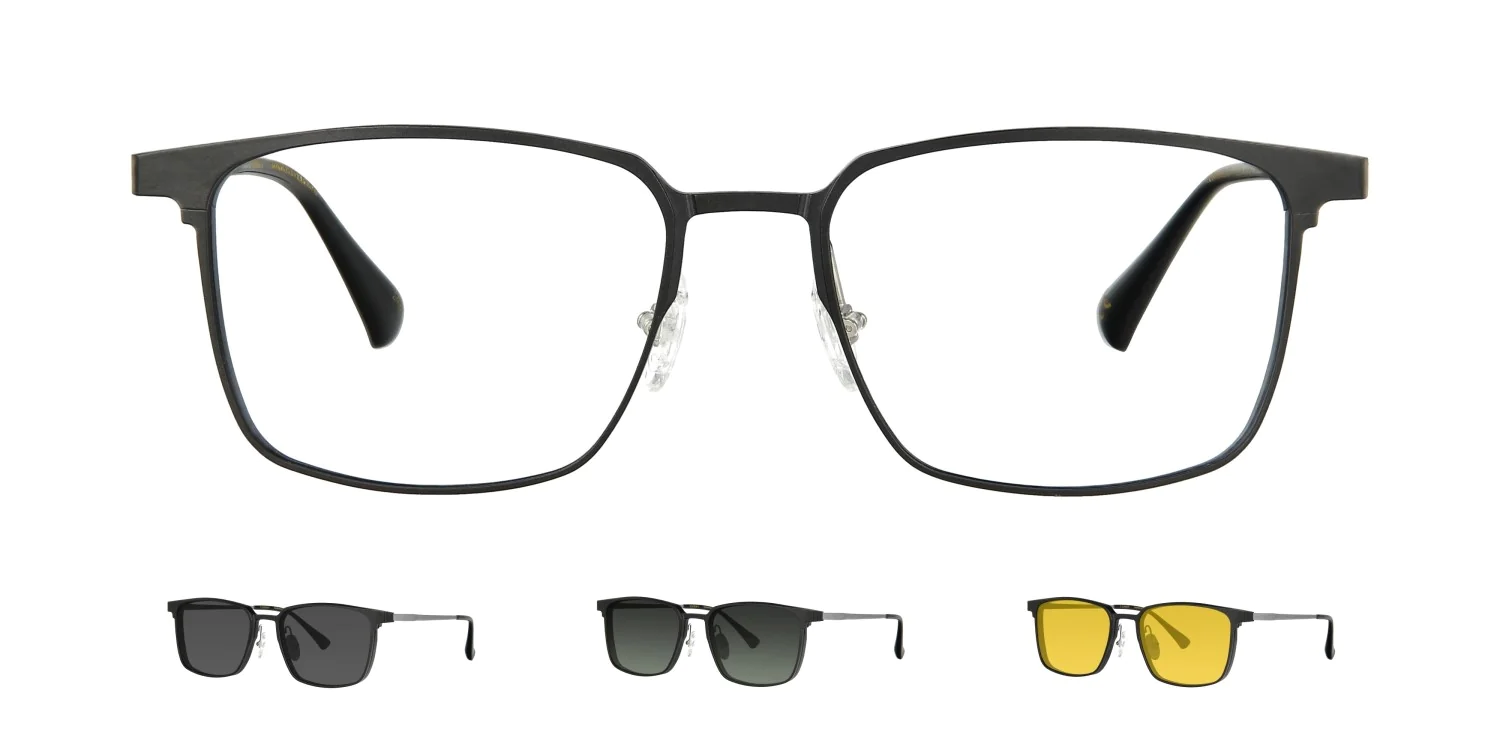 Oprawa z nakładkami clip-on TONNY 0055C2SET