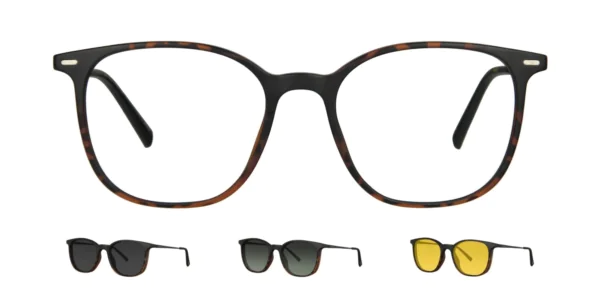 Oprawa z nakładkami clip-on TONNY 0063C3SET Oprawa z nakładkami clip-on TONNY 0063C3SET