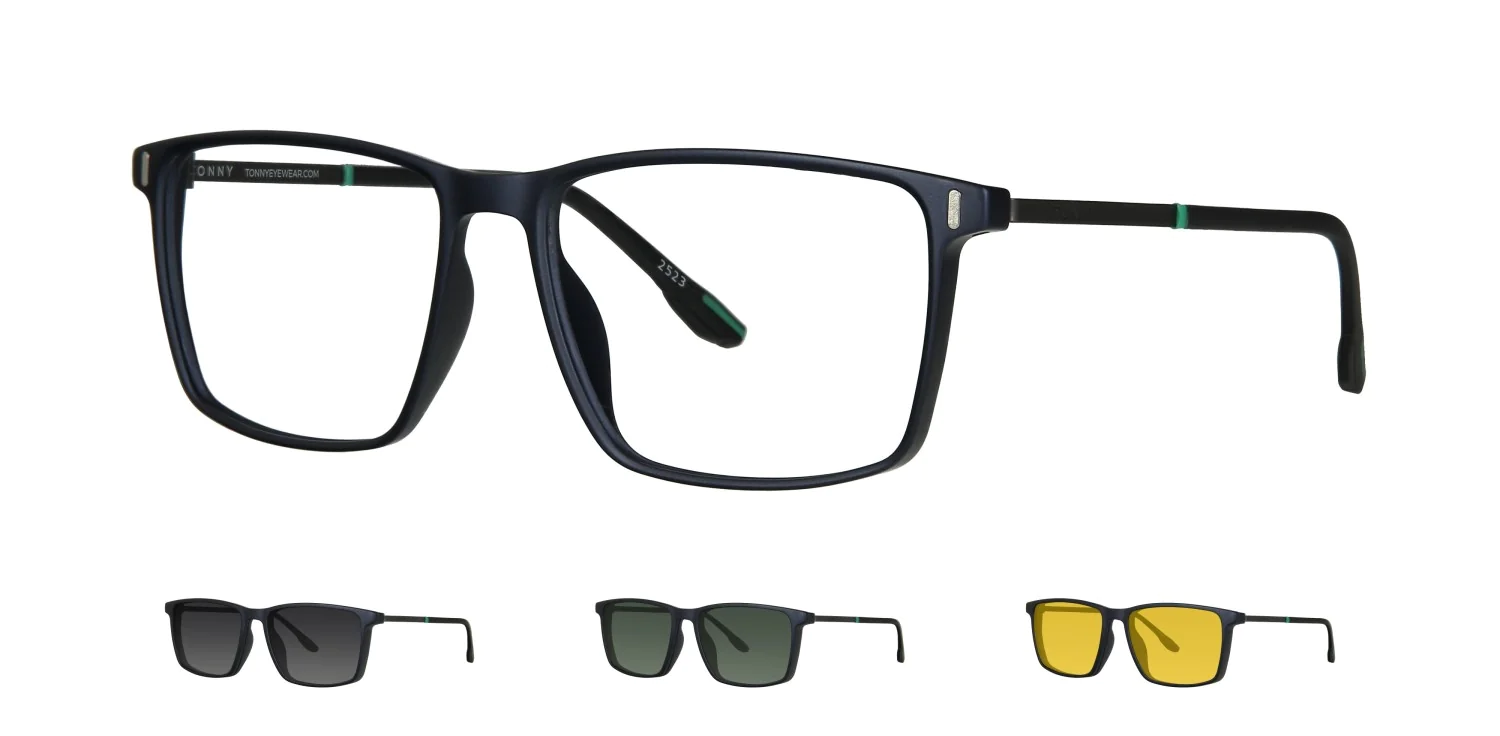 Oprawa z nakładkami clip-on TONNY 0131C3SET